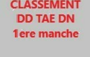 Classement DD TAE DN 1ere manche